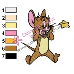 Tom and Jerry Embroidery Design 03